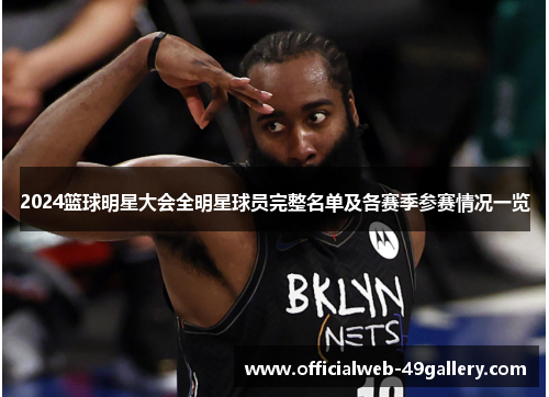 2024篮球明星大会全明星球员完整名单及各赛季参赛情况一览